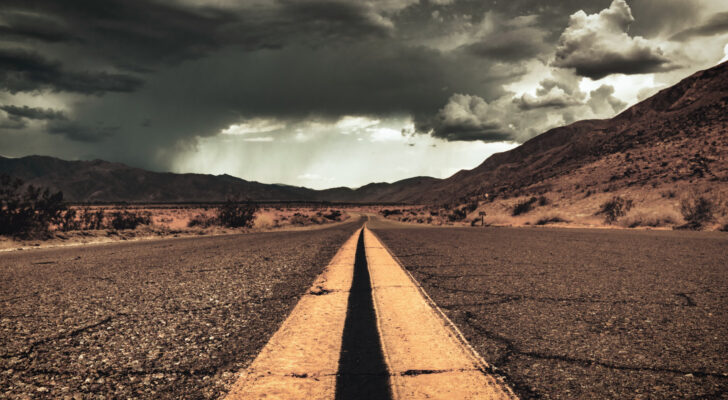 Дорога в пустыни
