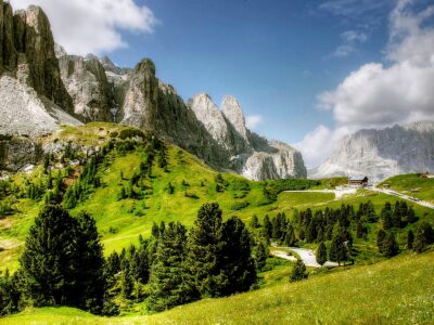 Зеленые Альпийские вершины