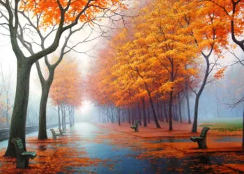 Осенний пейзаж, природа